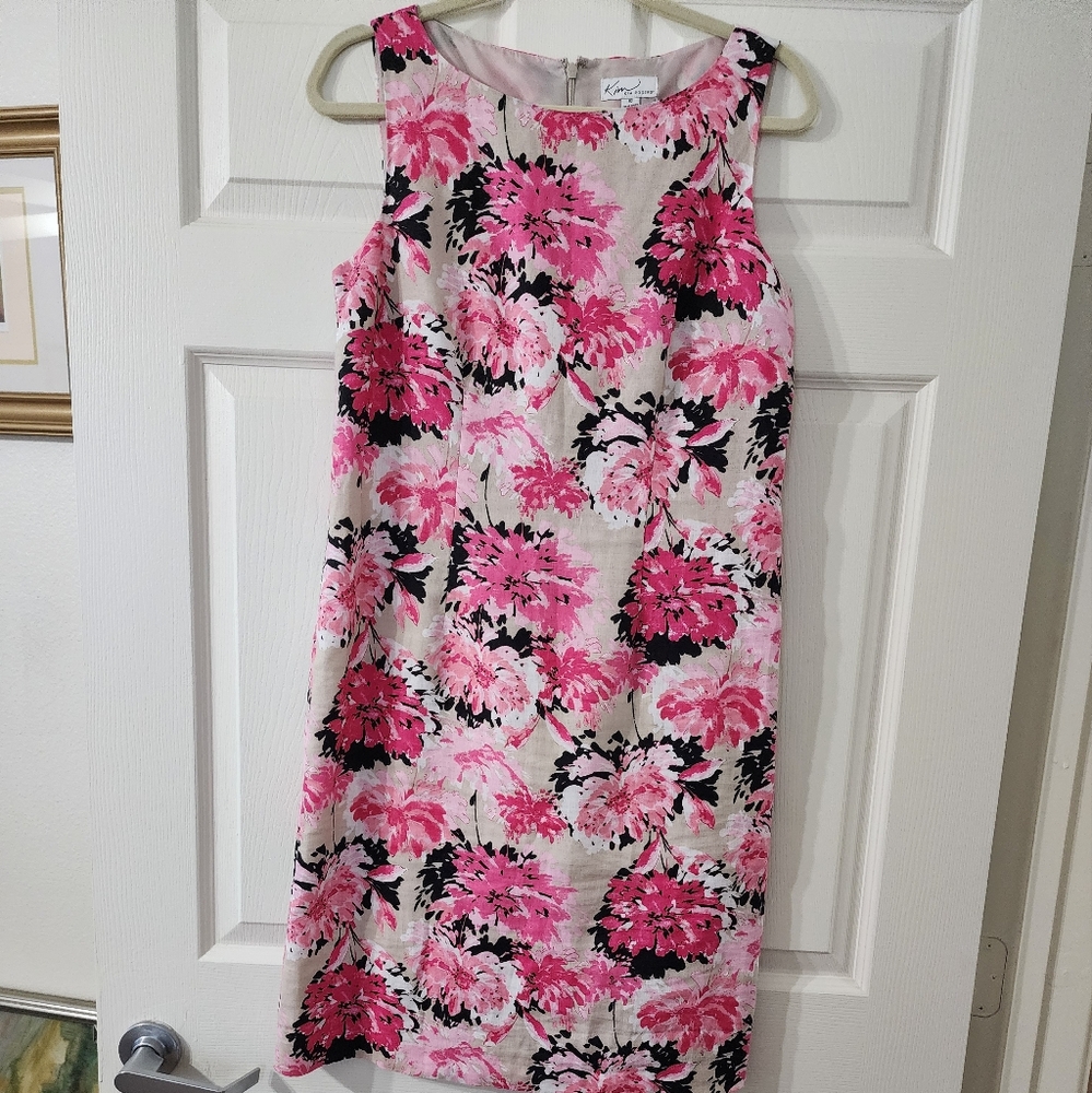 Kim Rogers sleeveless shift dress